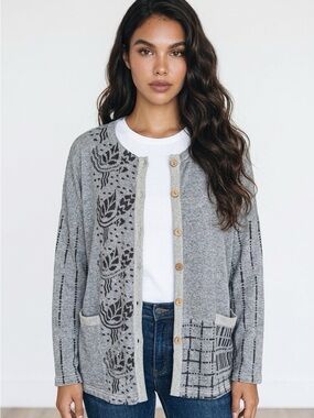 Dignity Not Charity Market Place Handwork of India Cardigan